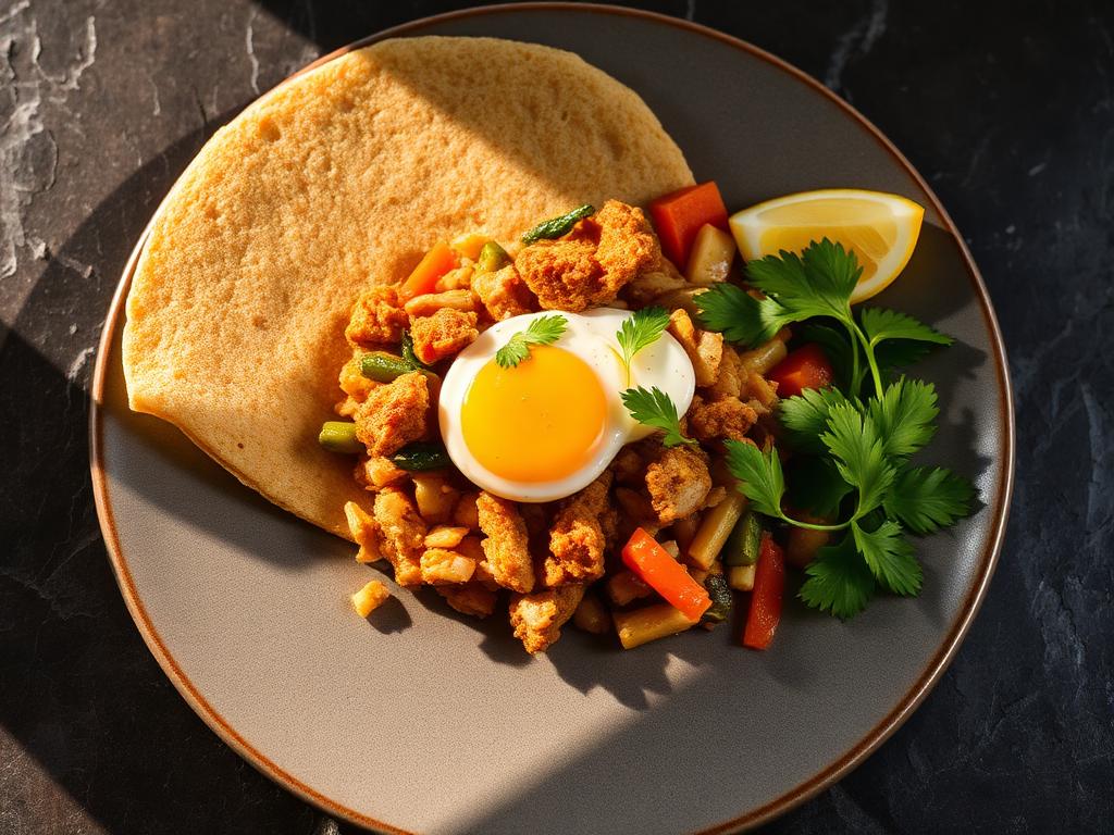 Cheese Chicken Kottu