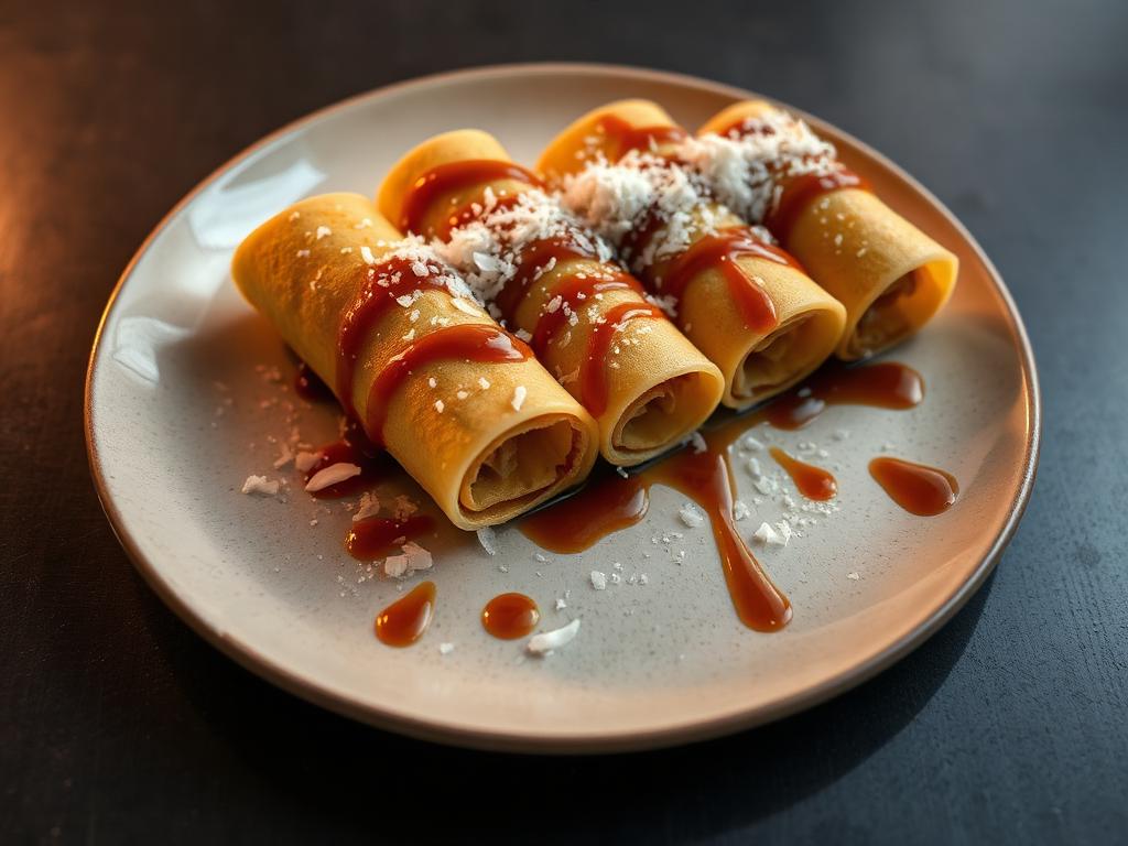 Coconut Treacle Pancake